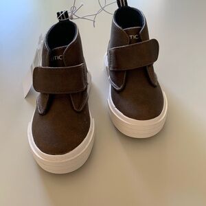 Nautica Kids Chukka Brown Boots with Velcro Strap